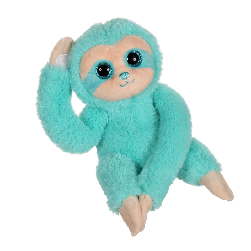 soft toy sloth blue 16 cm 